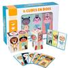 Building Kids Wooden Blocks With Creative Sixsided Puzzle For Thinking Logical