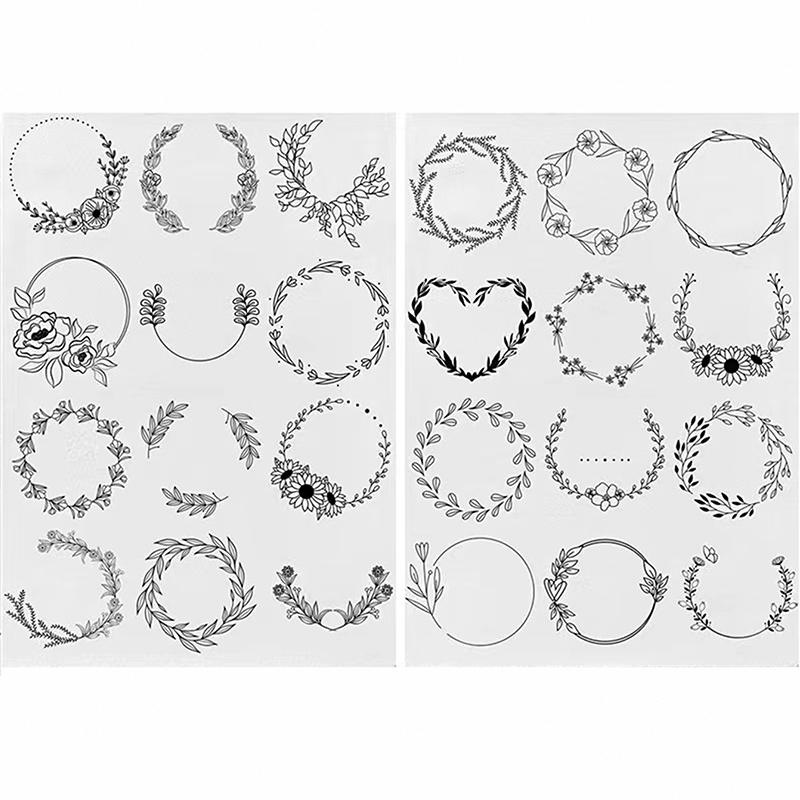 2pcs Embroidery Paper Water Soluble Stabilizer Paper for Embroidery Crafts Cross Stitch DIY Handmade Clothes Sewing Accessories