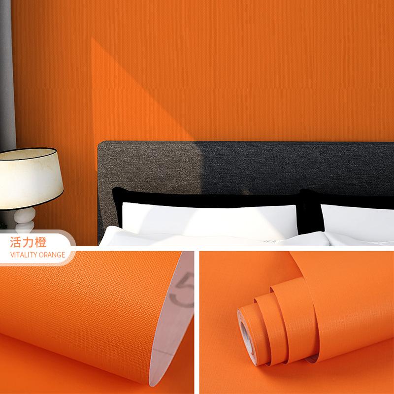 

Однотонные обои из ПВХ, самоклеящиеся утолщенные обои для оклейки стен, ремоделирования мебели, обои для ремонта 45cm*30m