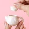 40ml Flower Porcelain Teapot Chinese Style Exquisite Mini Ceramic Teapot Ornaments Home Decoration Traditional