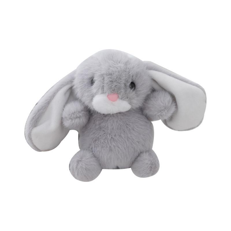 Adorable Realistic Rabbit Plush Keychain With Soft Pp Cotton Stuffing Cute Keyring Toy Perfect For Couples And Car Bags