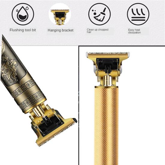 1Set Hair Clipper T-type Cutter Head High Rotation Speed 4 Hours Service Life Electric Hair Cut Machine for Hair-clip