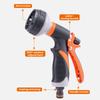 Multi Functional Water Sprayer 8 Spraying Modes Water Hose Nozzle 4/6 Ports High Pressure Lawn Watering Sprinkler With 5m Hose