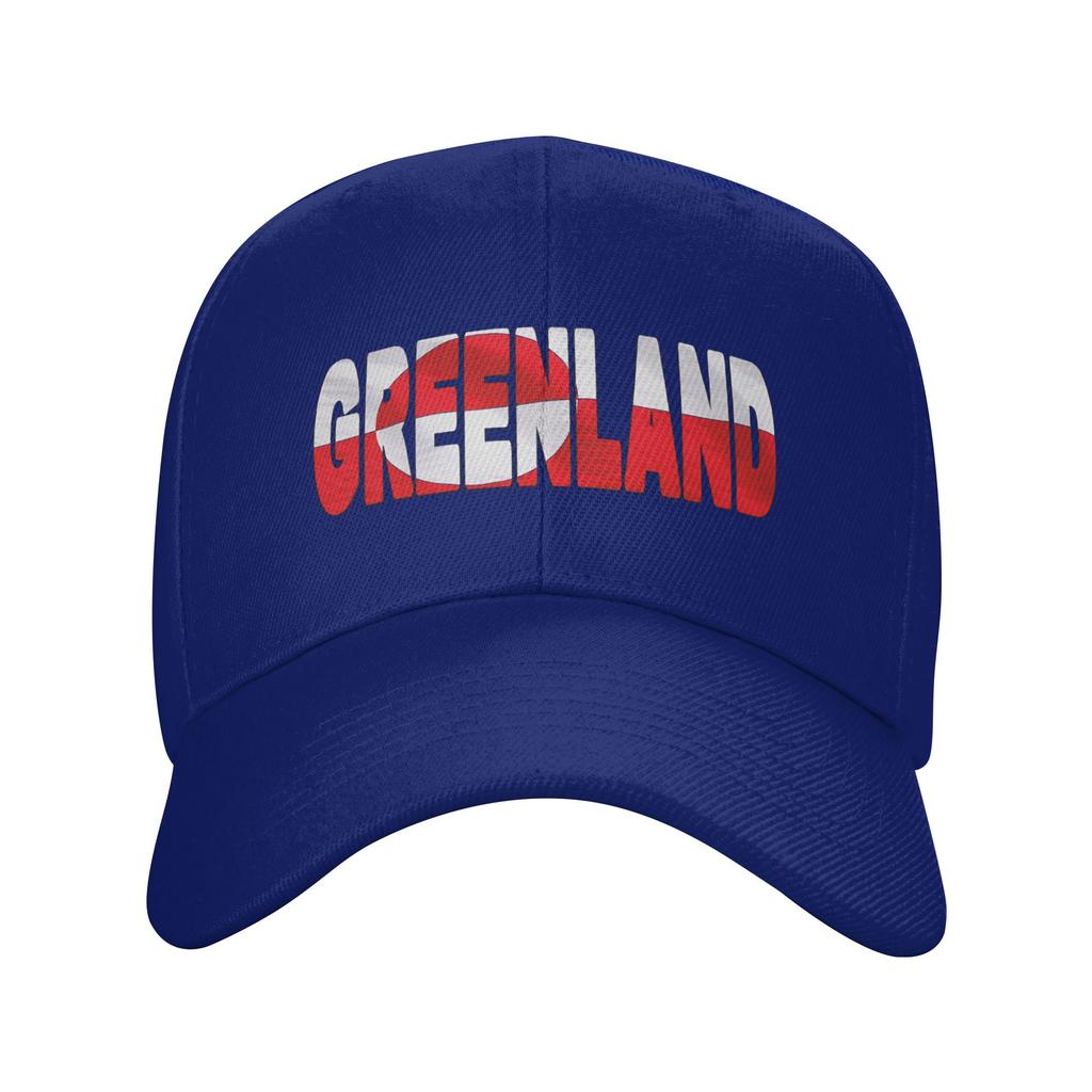 GREENLAND Flag Flying in Wind Baseball Cap Kpop Rock Sun-Proof Hip Hop Hats Women Men Classic Design Baseball Caps