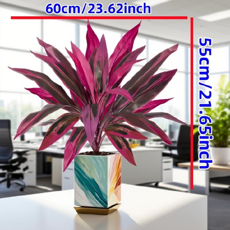 Low Maintenance Artificial Brazil Wood Plant Faux Plant Stem Perfect For Home And Commercial Decoration