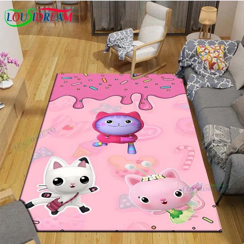 Roztomilý kreslený G-Gabby Domečky pro panenky Roztomilý koberec Venkovní koberec Plošný koberec Protiskluzový koberec Dekorace do ložnice Koberec do obývacího pokoje Dárek