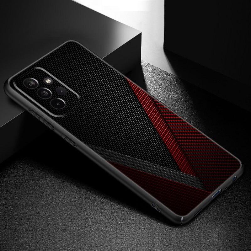Telefonkasten mit Kohlefasermuster für Samsung Galaxy A21 A30 A50 A52 S A13 A22 A32 A33 A53 A73 5G A11 A12 A31 A51 A70 A71 A72