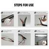UNI-SHINE Waterproof Wire Harness Sockets Kit Relay Led Light Bar Wires Relay Connector Switch Led Work Light for ATV Truck SUV