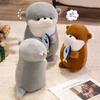 1pc New Otter Hug Fish Plush Toys Stuffed Wild Animal Cartoon Dolls Soft Sloth Throw Pillow Christmas Birthday Gift for Kids