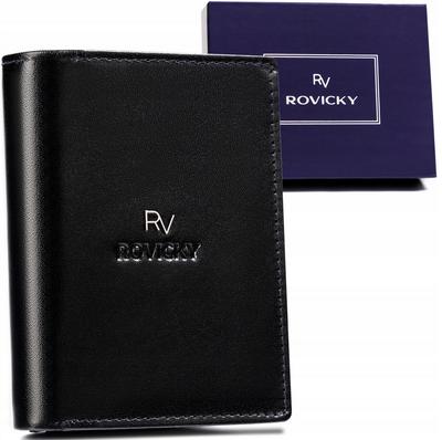Extensive Men's Wallet Made of Genuine Leather with RFID System - Rovicky