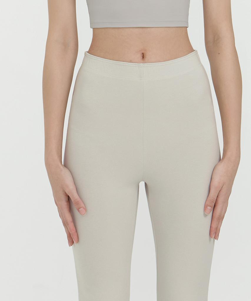 Debiweeo Comfortable Bootcut Pants Devi-B0060-Oatmeal