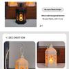 Retro Desktop Led Lamp, Creative Hexagonal Wind Lamp, Portable Candle & Horse Lamp, Atmosphere Decoration Gift