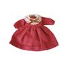 ISHR Obitsu 11 OB11 Doll Clothing 11cm Body Dress Pajama 2-Piece Set Light Purple Dark Red