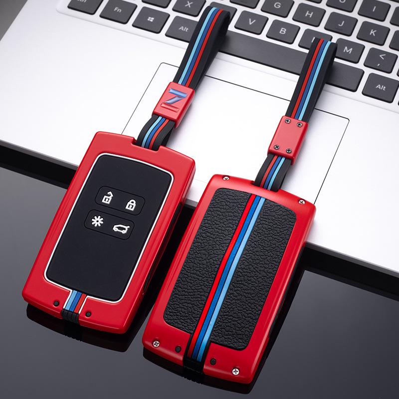 Renault Key Cover for Koleos, Captur, Fluence, Scenic, Latitude, and Megane - Remote Control Card Shell.