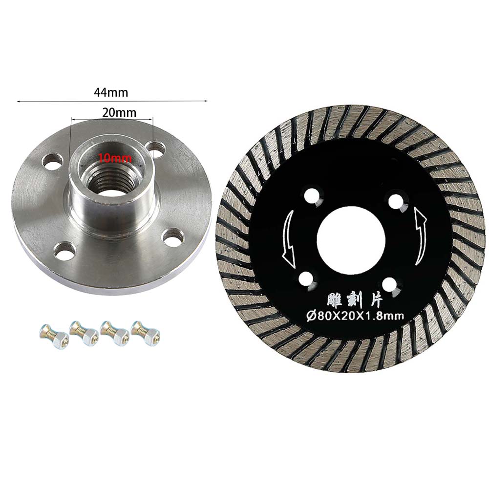 Versatile 80mm Grinding Wheel For Tile Stone Metal Wood Polishing And Cutting Emery Disc For Power Tools