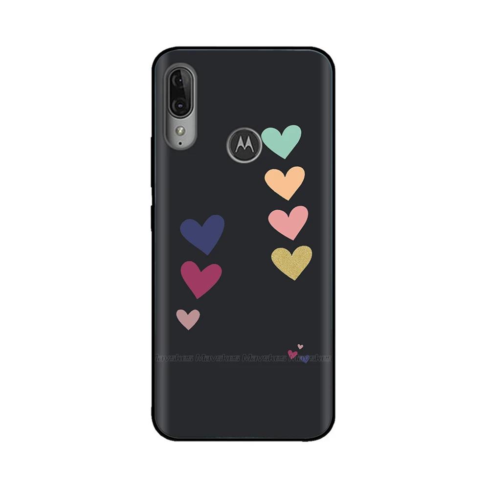 For Moto E6 Plus Case Soft Black Silicone Phone Back Cover For Motorola Moto E6 Play E6s 2020 MotoE6 Plus Case Cover Coque Funda