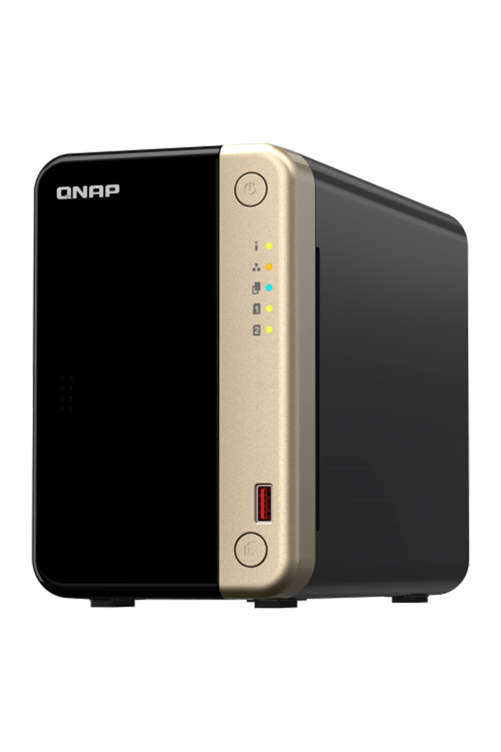 

QNAP NAS with 8GB Two and One PCIe Slot for Expanding NAS Ideal for Small and Medium Extended Warranty Authorized Japanese Distributor TS-264/AZ 2-Bay