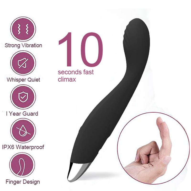 G Spot Finger Vibrator Dildo Nipple Clit Stimulator Ass Anal Plug Massager Fast Orgasm Masturbator For Adults Women