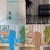 Nordic Style Lighttransmitting Tassel Curtain For Hotel Wedding Salon Decor