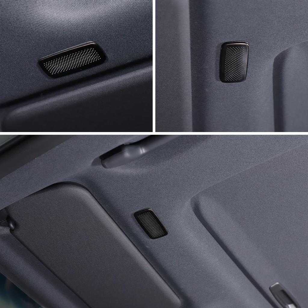 METYOUCAR Toyota Land Cruiser 250 Exclusive Speaker Roof Speaker Front Roof Speaker Stainless Adhesive Easy Interior Custom Car Set of 2 Covers,