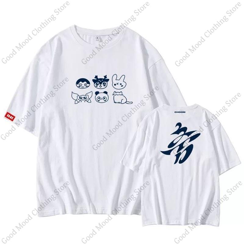 BABYMONSTER CHOOM T-Shirt Kpop Mode Neues Album Fans T-Shirt Unisex Damen Lässig Sommer Hohe Qualität Baumwolle Kurzarm T-Shirts