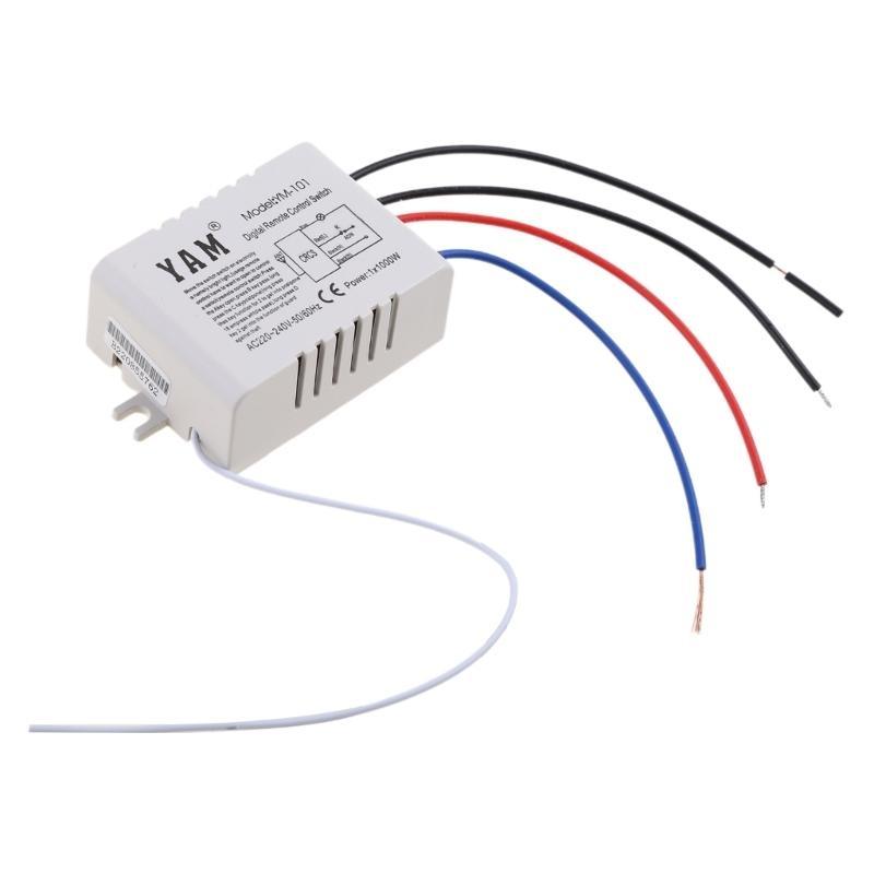 1-way Wireless Panel Switch for Smart Light Receiver Remote Light Switch Durable