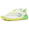 New LiNing Liren3 TEAM Cushioning Anti Slip And Wear Resistant Low Top Basketball Shoes Men's White Yellow Green ABAS095-5