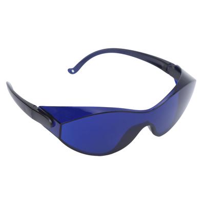 Lunettes de Recherche de Balles de Golf Bleues Verres Professionnels Sports Monture Mate avec Étui Zippé