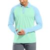 Men's Raglan Long Sleeve Golf Shirt UPF 50+ Lightweight Shirt