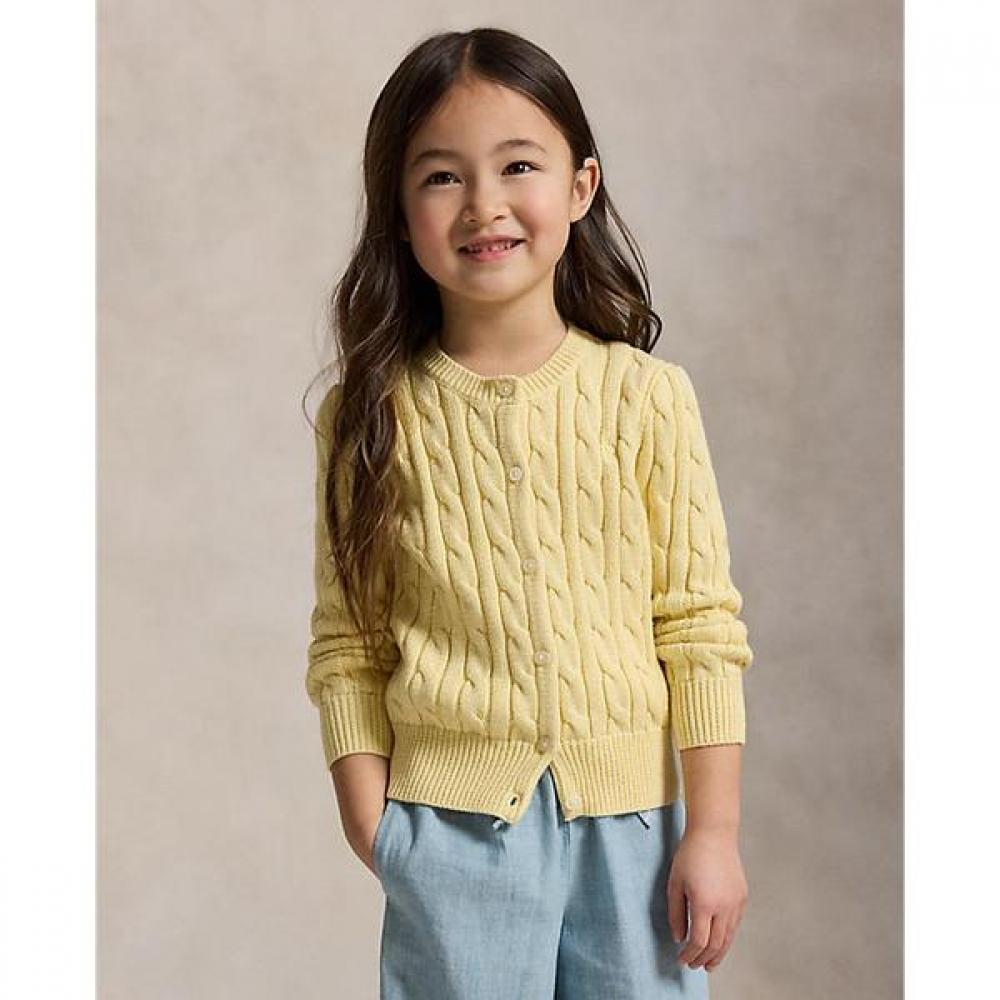 Polo Ralph Lauren Girls Metallic Cable Knit Cardigan 2 6 Years Cwposwer6820588700 3