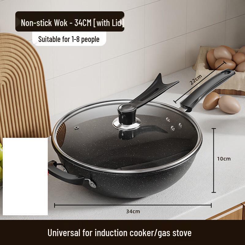 

YOSHIDA Maifan Stone 34cm Non-stick Wok