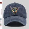 Pc Hawaiian Six Hand Gesture Pattern Print Baseball Cap Casual Decorative Design Sun Hat Comfortable and Lightweight Multi