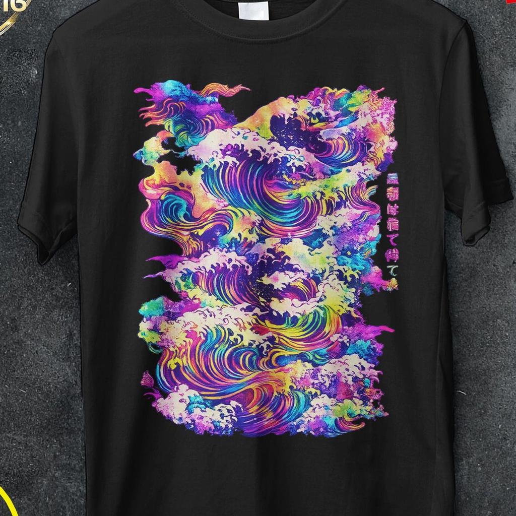 Hokkaido Wave Shirt, Retro Japanese Shirt, Japan shirt, Japanese Ukiyoe e shirt, the great wave off kanagawa, japanese shirt, graphic tee