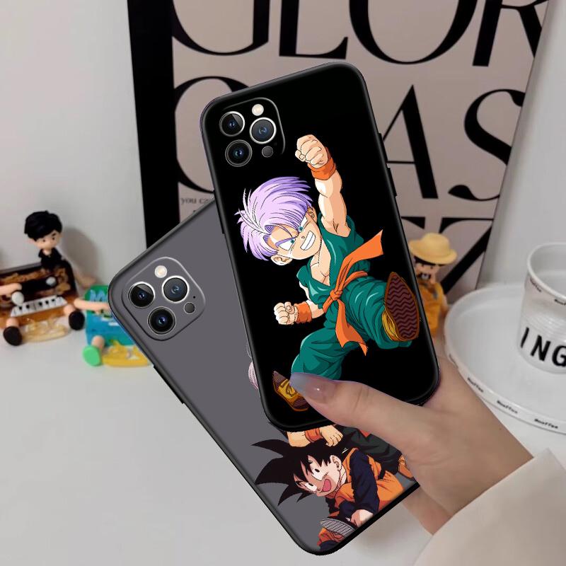 Dragon Ball Trunks New High-End Shell Phone Case for iPhone 16 15 14 13 12 Pro Max Plus Mini