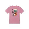 Vans T Shirts Women's Pink Crew Neck Moderate Straight Fit VN0A7YHVBD5
