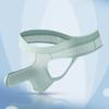 Men Thong Low-rise Elastic Waist Ice Silk Fabric Elephant Nose Design Solid Color Briefs Breathable Underwear