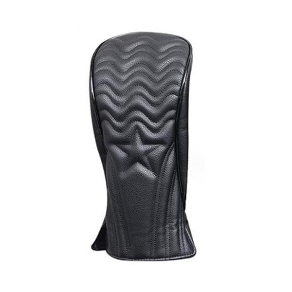 Remarks Japan Golf Driver Stylish PU Cool Headcover, Leather, Waterproof, Protective, Scratch-Resistant, Black,