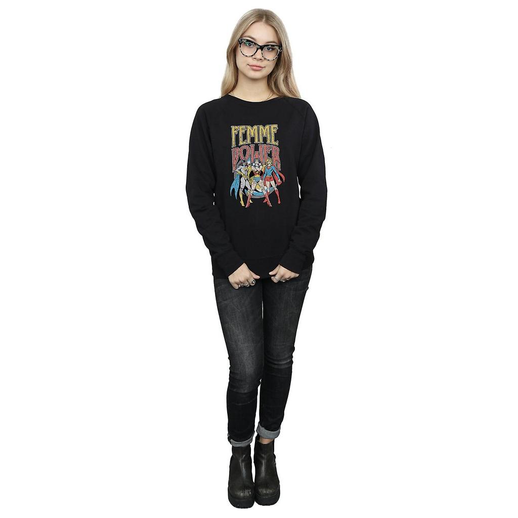 DC Comics Womens/Ladies Femme Power Wonder Woman Sweatshirt