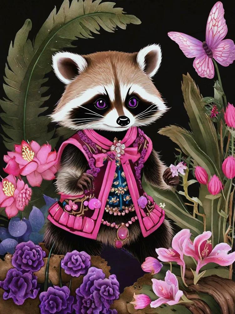 5D Diamond Painting Flower Animal Panda Landscape Painting Full Round Square Inlaid Jewelry Cross Embroidery Home Decoration