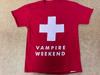 VAMPIRE WEEKEND Band Cross T Shirt Full Size S-5XL Unisex T-Shirt
