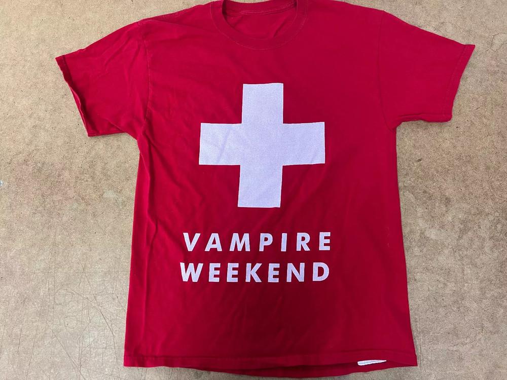 VAMPIRE WEEKEND футболка с крестом Полный размер S-5XL Унисекс футболка S