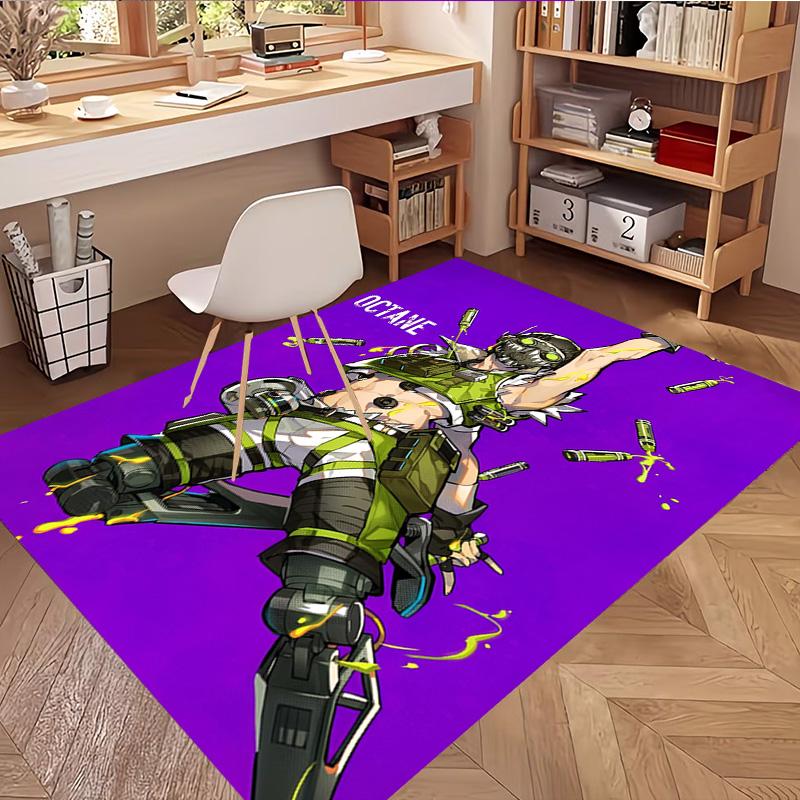 Tappeto Stampato Apex Legends, Tappeto da Pavimento Lavabile, Per Ingresso Stanza del Dormitorio Lavanderia Ufficio Studio, Decorazione per la Casa Regalo di Compleanno Natale