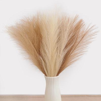 10/20Pcs Artificial Pampas Grass Bouquet Boho Wedding Birthday Party Centerpieces DIY Decoration Home Room Fake Reed Flower 16in