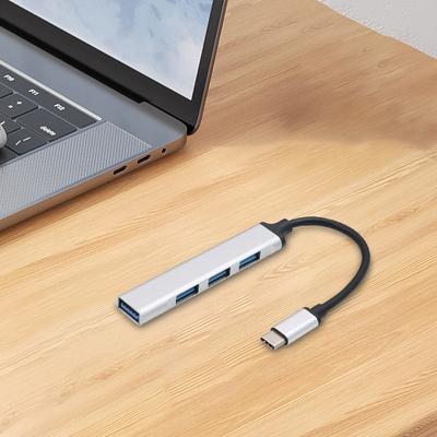 4'ü 1 arada USB 3.0 Hub Adaptörü 5Gbps USB Veri Hub'ı USB C'den USB Hub'a Çoklu USB 3.0 Hub Dizüstü Bilgisayar ve PC için USB Port Genişletici
