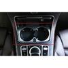 For Benz E-Class W213 Frame Trim Sliver Central Console Water Cup Aluminum 16-21