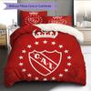Club Atletico Independiente Pattern Bedding Home Decoration Birthday Gift (1 * Duvet Cover + 2 * Pillowcase, Without Core)