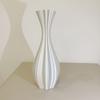 3D Printed Vase Modern Style Vase Flower Vase With Swirl Pattern Aesthetic Floral Display Vase For Living Room Desktop Decor
