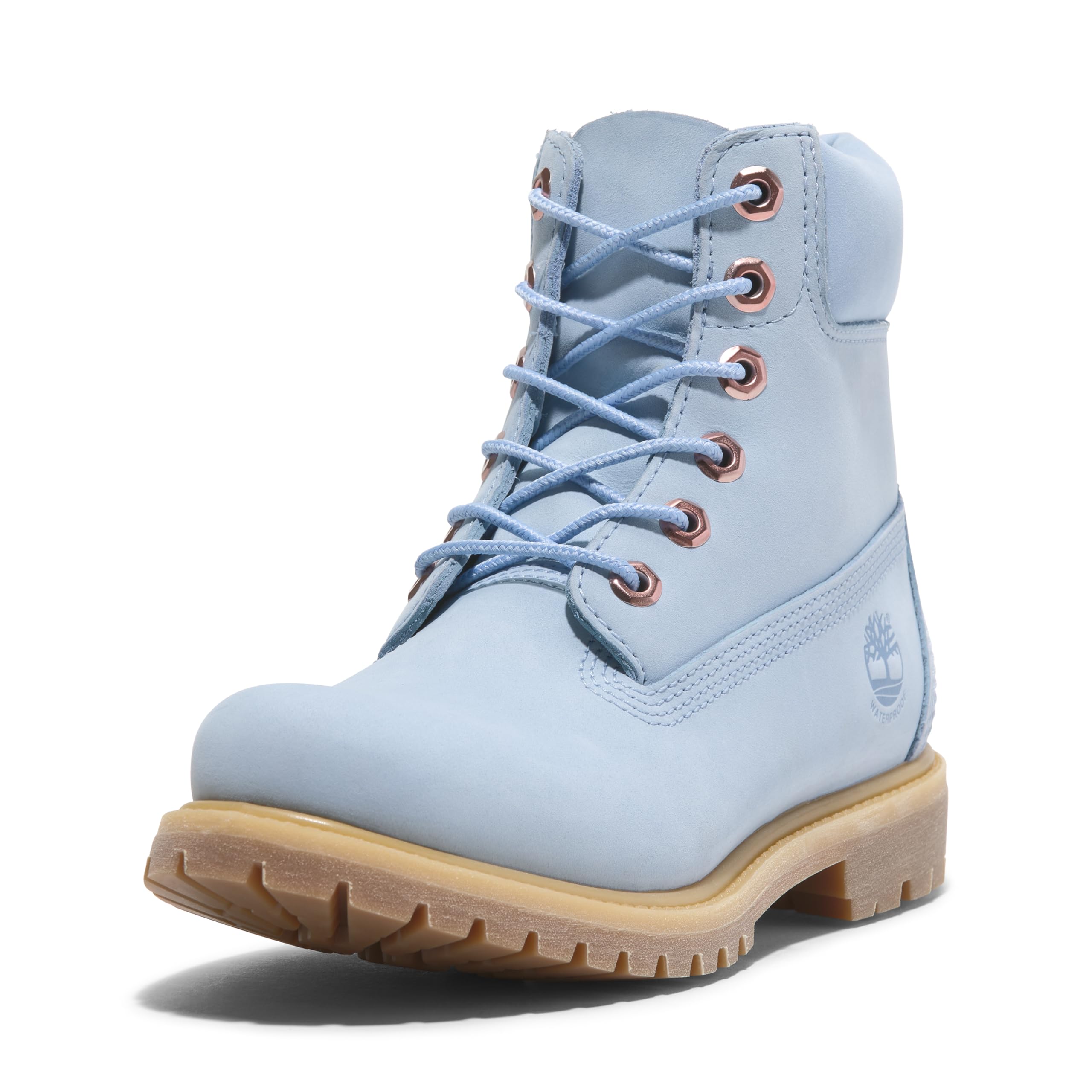 

Женские водонепроницаемые ботинки Timberland Premium 6 дюймов, нубук светло-голубого цвета, размер 7.0 (TB0A2HR8EKM1), Размер 24.0см