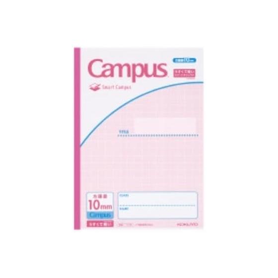 KOKUYO Campus Note [Smart Campus] (by use) 10mm grid light pink No-GS30S10LP 10-book set