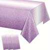1PC Colorful Tablecloth Decorations Shiny Iridescent Laser Table Covers for Birthday Wedding Party Gradient Tableware
